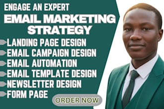 setup email campaign funnel automation design newsletter website integration