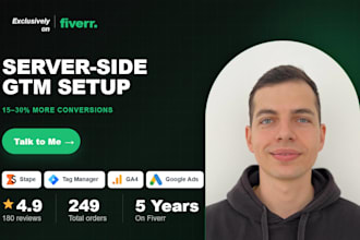 setup server side GTM tracking for your website