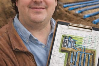 design professional septic tank and drainage plan for your project