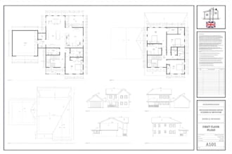 uk building regulation drawings for planning approval building regs with notes