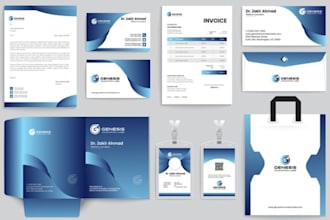 design company invoice letterhead envelope corporate identity business card logo