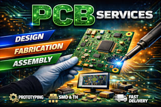 design, fabricate and assemble professional pcb boards