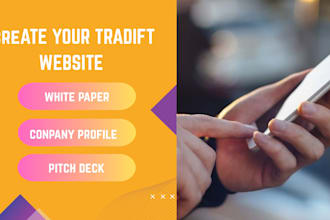 create tradift in one page