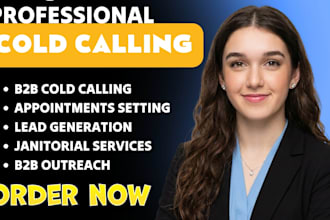 janitorial cold calling appointment setting, b2b cold calling appointment setter