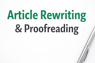 rewrite and summarize your text in a clear and professional manner