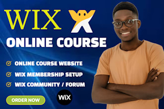 create wix online course wix membership site wix online store