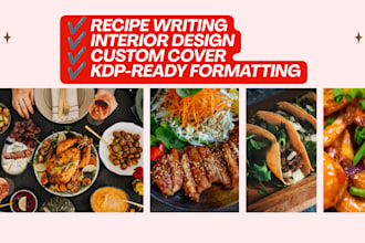 do recipe cookbook formatting meal plan recipe book design keto cookbook writer