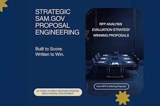 write your winning federal government contract proposal from your sam gov rfp