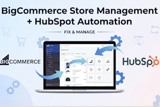 manage hubspot, bigcommerce, ecommerce store, fix bigcommerce hubspot website