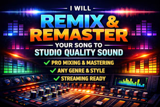 remix mix remix your song in any genre and style
