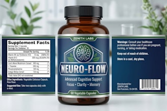 product label supplement peptide label design dangote product label design
