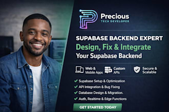 design, fix, and integrate your supabase backend with web or mobile apps