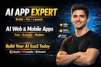 develop ai web and mobile apps using lovable, base44 and replit