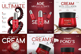 design luxury cosmetic and skincare packaging and label design