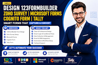 design 123formbuilder zoho survey microsoft forms cognito form tally integration
