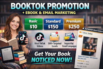 do booktok promotion, ebook marketing, with email marketing