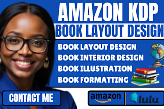 design a complete book layout book interior book illustration print book layout