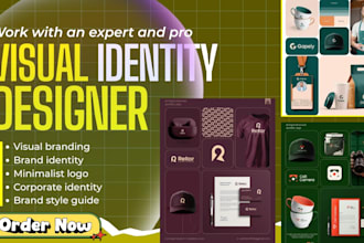 do brand identity design, visual branding, corporate identity, brand book, logo