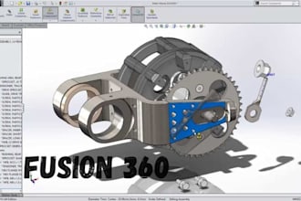 do 3d product design and cad modeling in fusion 360 for 3d printing