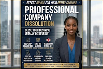 dissolve US llc close ein and handle company dissolution filings fast