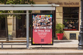 design a modern posters for your brand or event