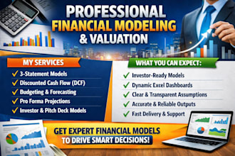 financial modeling analysis irr dcf valuation proforma budgeting feasibility cpa