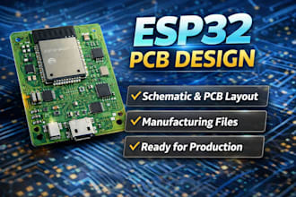design custom esp32 pcb design