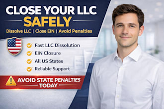 dissolve llc, close ein, and file US llc dissolution fast