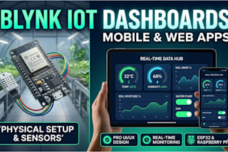 build a smart home blynk dashboard with esp32 and real time monitoring
