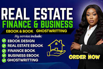 ghostwrite professional real estate finance and business ebook