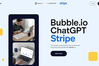build bubble io saas mvp app bubble website developer, bubble saas mvp developer