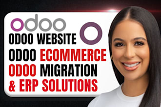 design and develop your odoo website, ecommerce store and erp customization