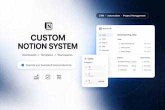 design notion templates dashboards and workspace systems for business productive