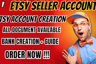 help with etsy seller account, etsy account creation etsy store setup