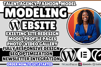 modelling agency website talent agency website model website fashion website