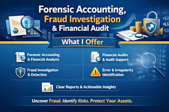 forensic accounting, fraud investigation and financial audit