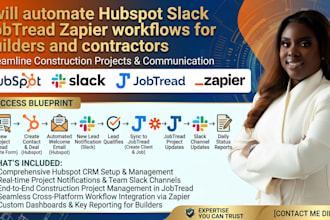 automate hubspot slack jobtread zapier workflows for builders and contractors