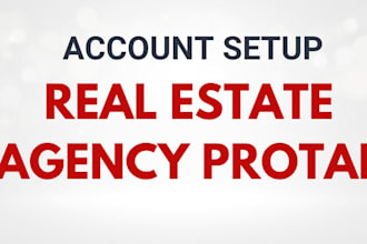 setup real estate crm and agency crm poartal