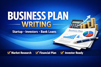 prepare a professional business plan for your startup or business