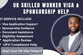 apply and provide complete UK skilled worker visa and sponsorship guidance