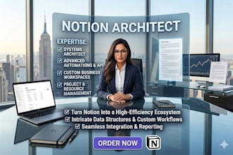 notion expert notion notion relations notion template custom notion automation