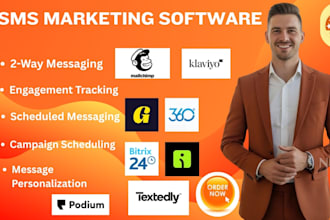 setup outstanding professional SMS marketing software with mailchimp goldie