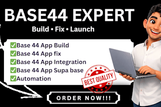 build, fix vibe coded app, website and its backend with firebase and supabase