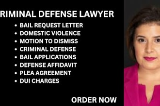 handle criminal defense cases, domestic violence, dui charges, and bail requests