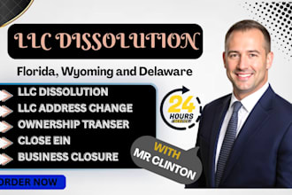do llc dissolution llc address change, ownership change, close ein amend llc tax