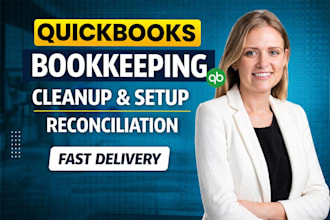 do quickbooks bookkeeping setup cleanup and reconciliation