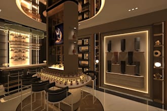 walkthrough 3d retail store,interior design,fragrance boutique,cosmetic hub,skp