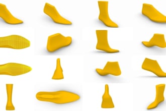 design 3d shoe sole, outsole, and footwear prototypes