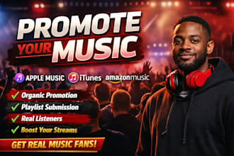 promote your music on spotify deezer and all streaming platforms