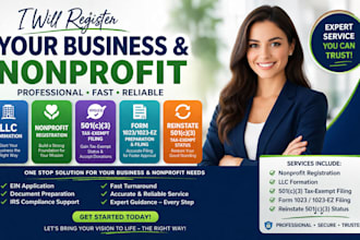 register non profit, llc, file 501c3, form 1023ez reinstate 501c3 tax exempt